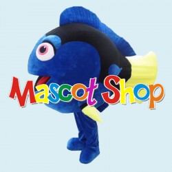Mascotte Pesce Blu Economic