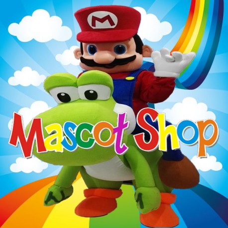 Mascotte Mario e Yoshi Deluxe