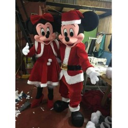 Mascotte Minnie & Topolino Natale Super Deluxe